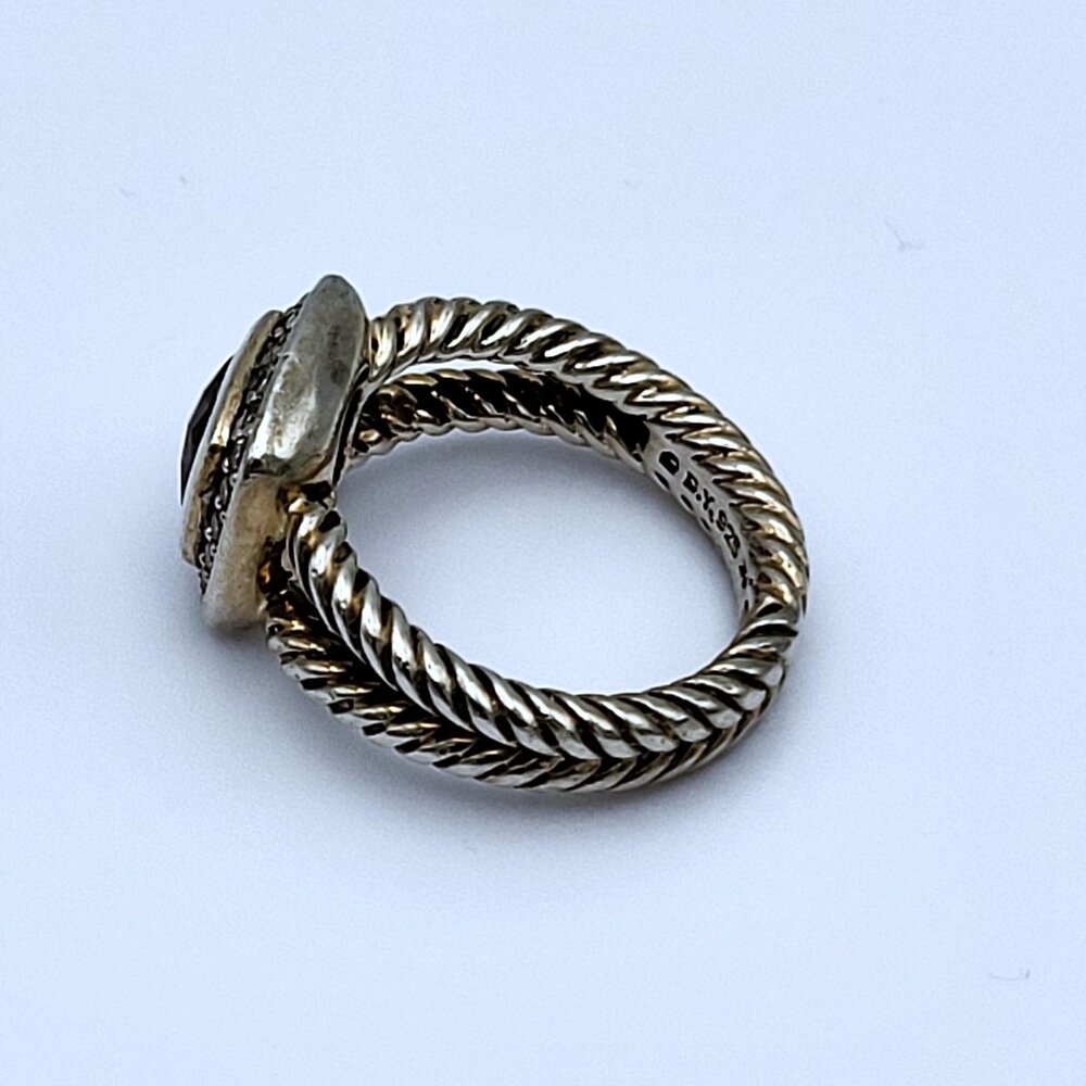 David Yurman Petite Albion Amethyst Ring w/ pouch - Picture 5 of 7